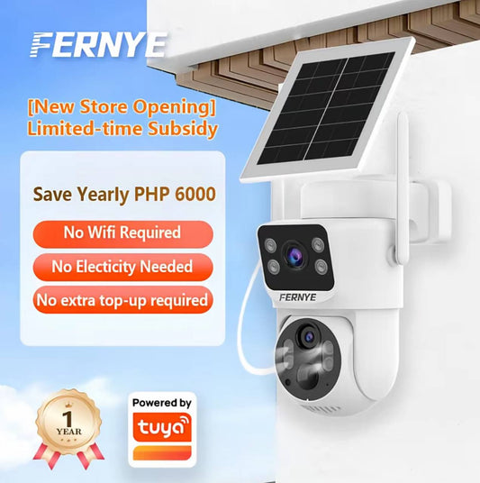 4G CCTV 2K HD 360° - Single & Dual Lens | No WiFi, No Power Needed | LIFETIME FREE 4G DATA INCLUDED