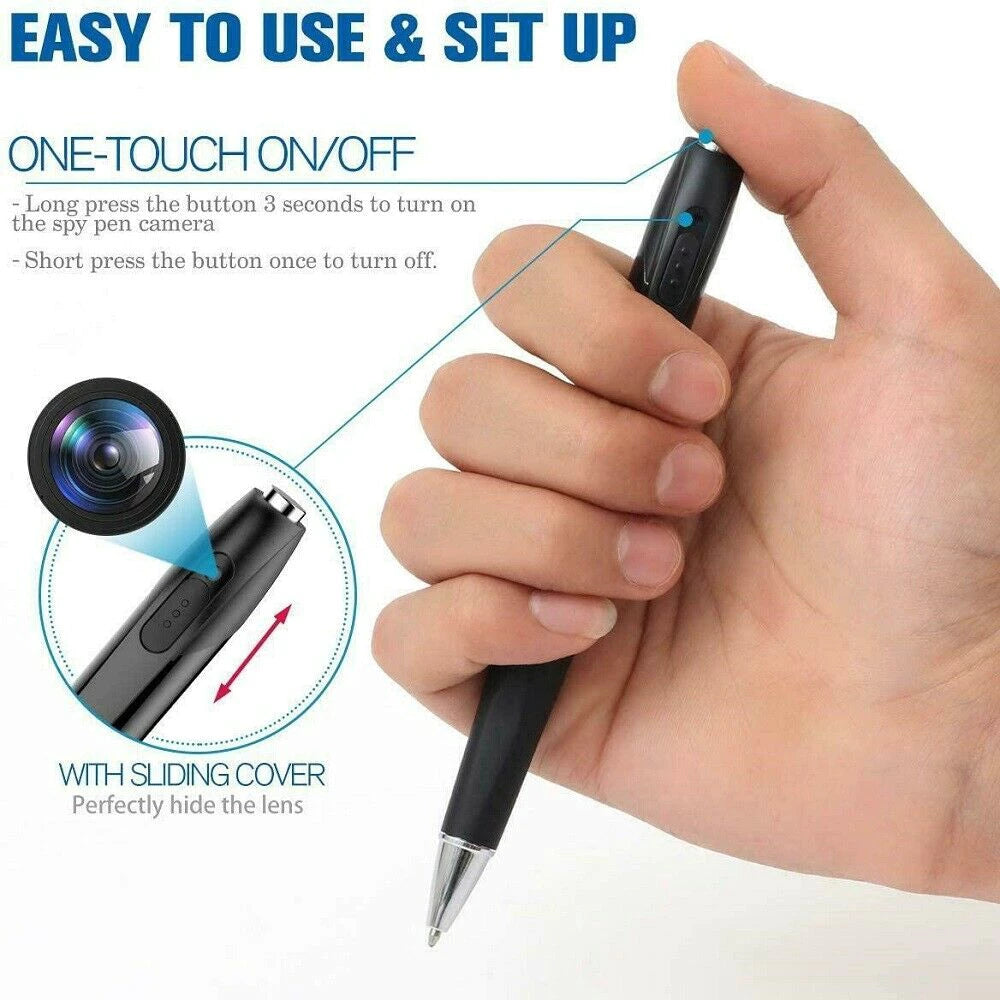 V8 Pen Spy Camera Hidden Camera HD Body Camera With Audio Recording